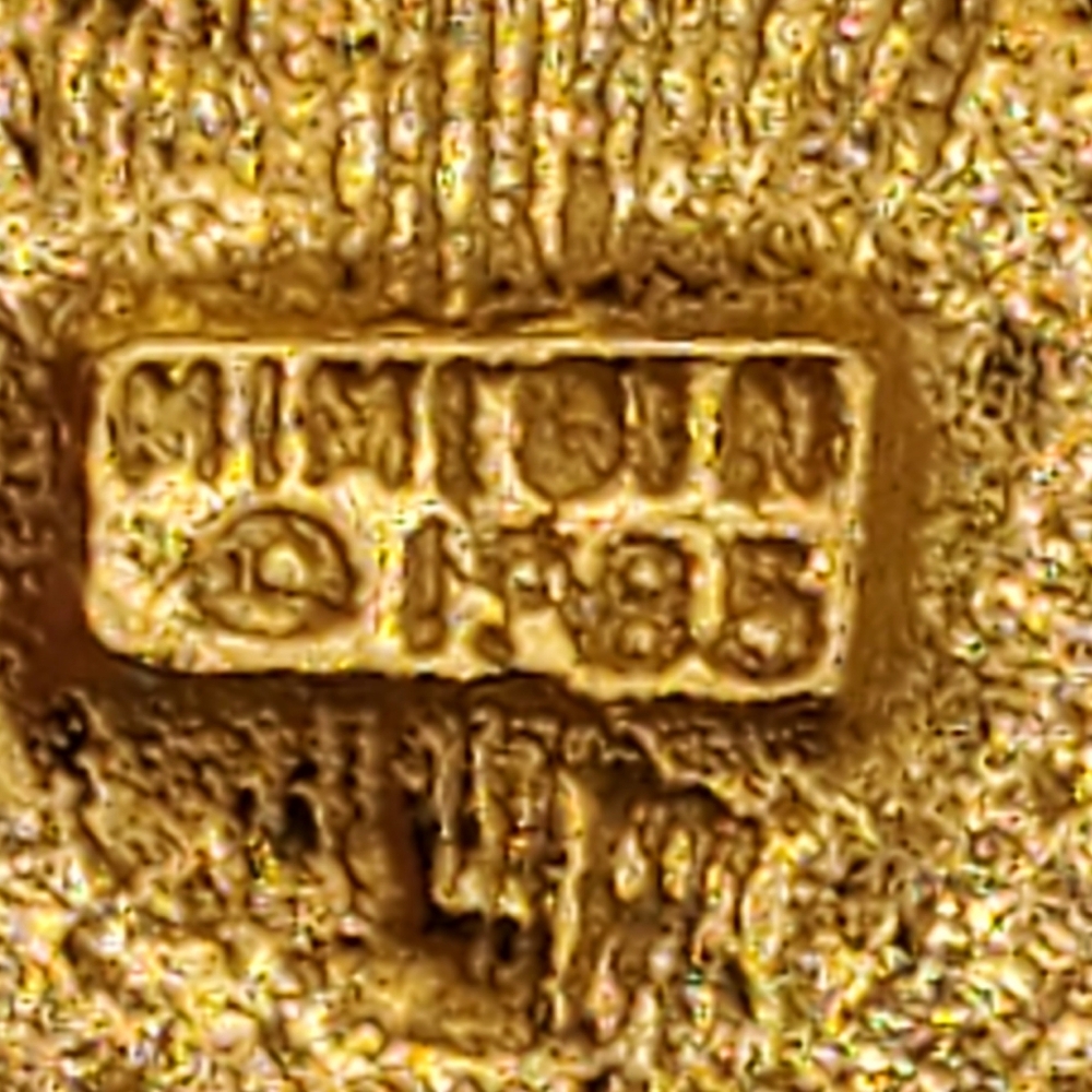 MIMI DI N RARE 1985 Coin Belt Buckle - Picture 10 of 11